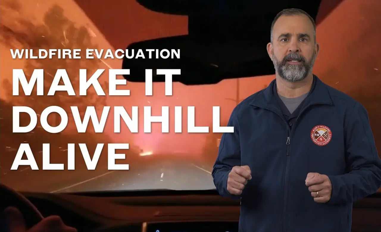 Wildfire Evacuation: Make It Downhill Alive