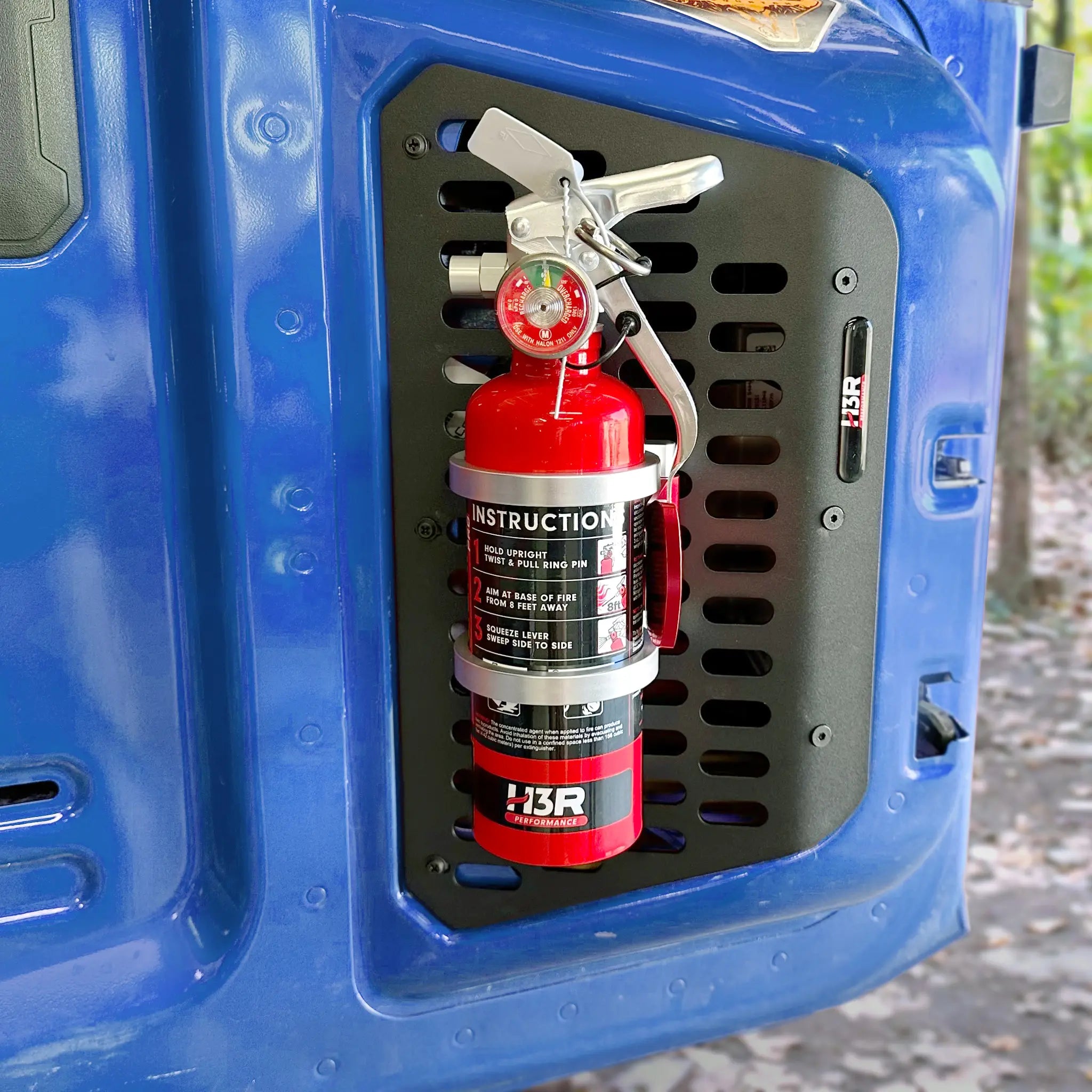 Ford Bronco Fire Extinguisher Tailgate Mount