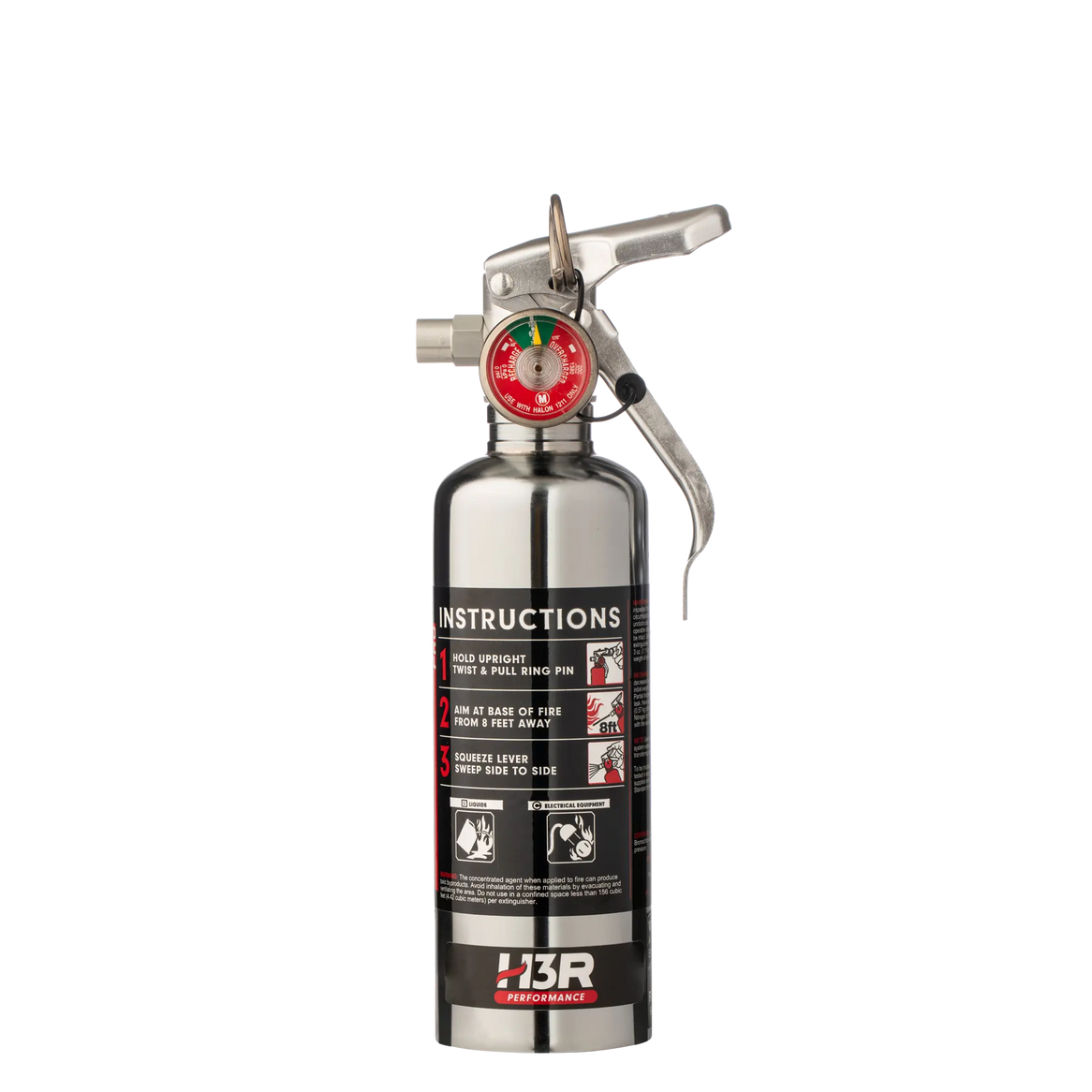 HalGuard PRO Halon Clean Agent Car Fire Extinguisher - 1.25 lb.