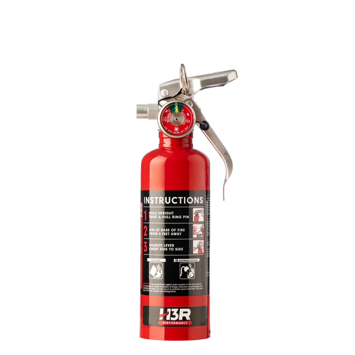 HalGuard PRO Halon Clean Agent Car Fire Extinguisher - 1.25 lb.