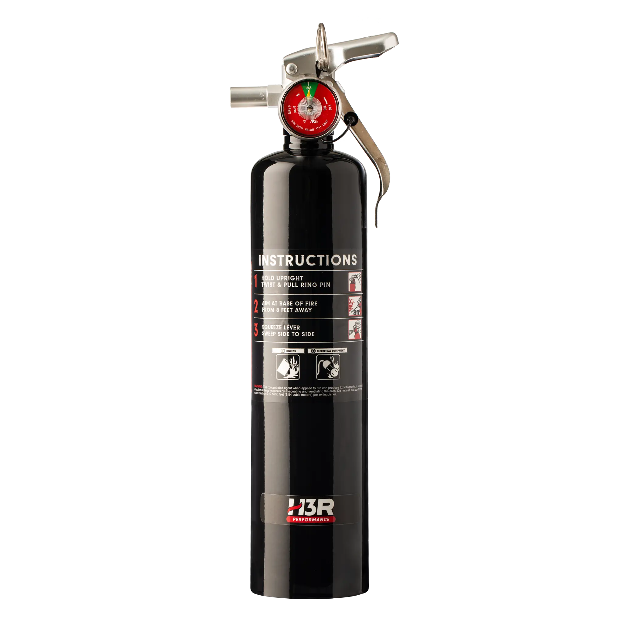 HalGuard PRO Halon Clean Agent Car Fire Extinguisher - 2.5 lb.