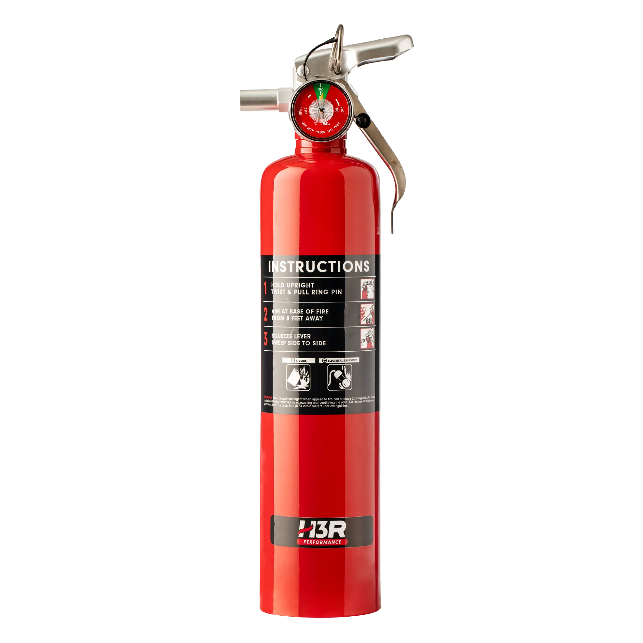 HalGuard PRO Halon Clean Agent Car Fire Extinguisher - 2.5 lb.