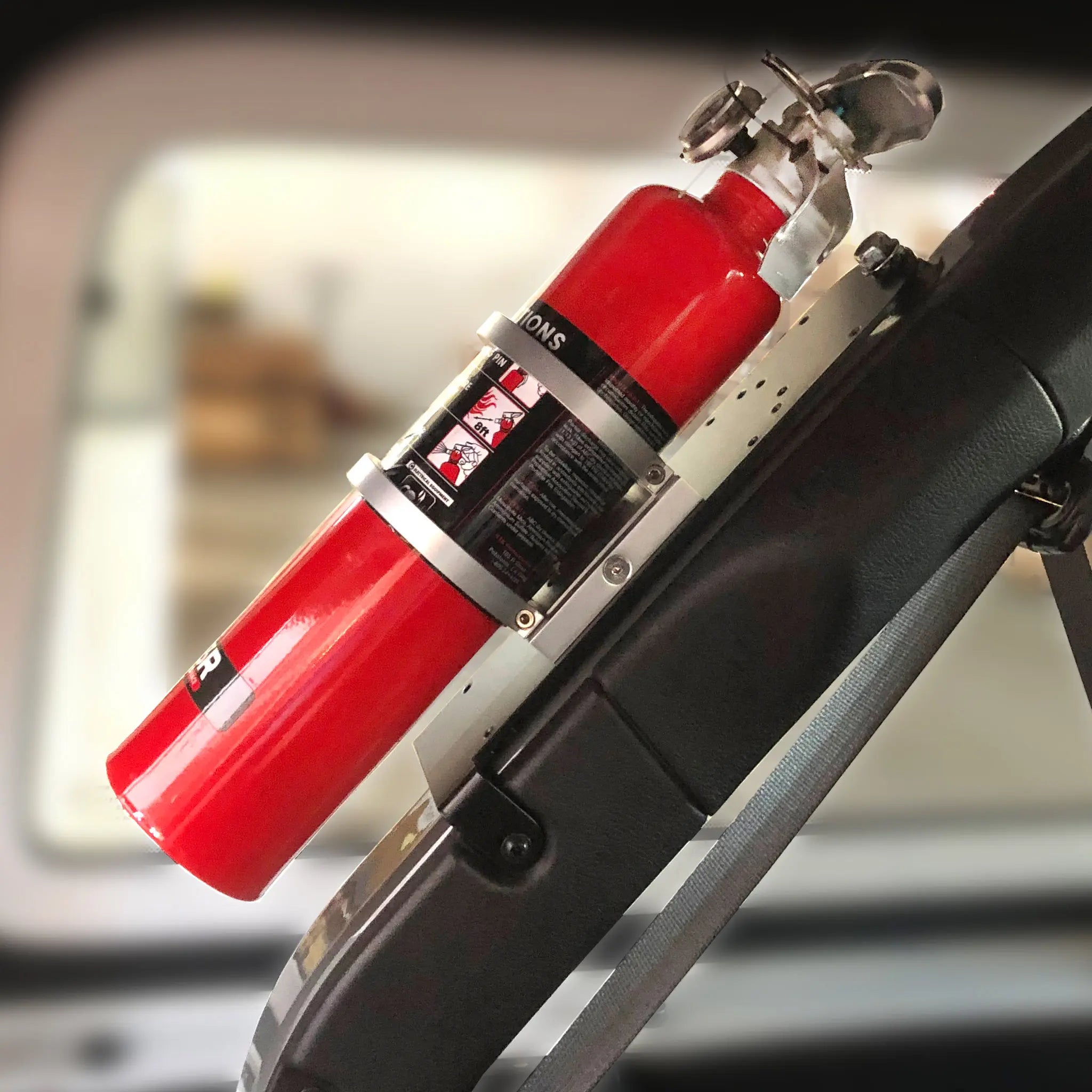 Jeep Wrangler JL Fire Extinguisher Mount (Driver’s side - left)