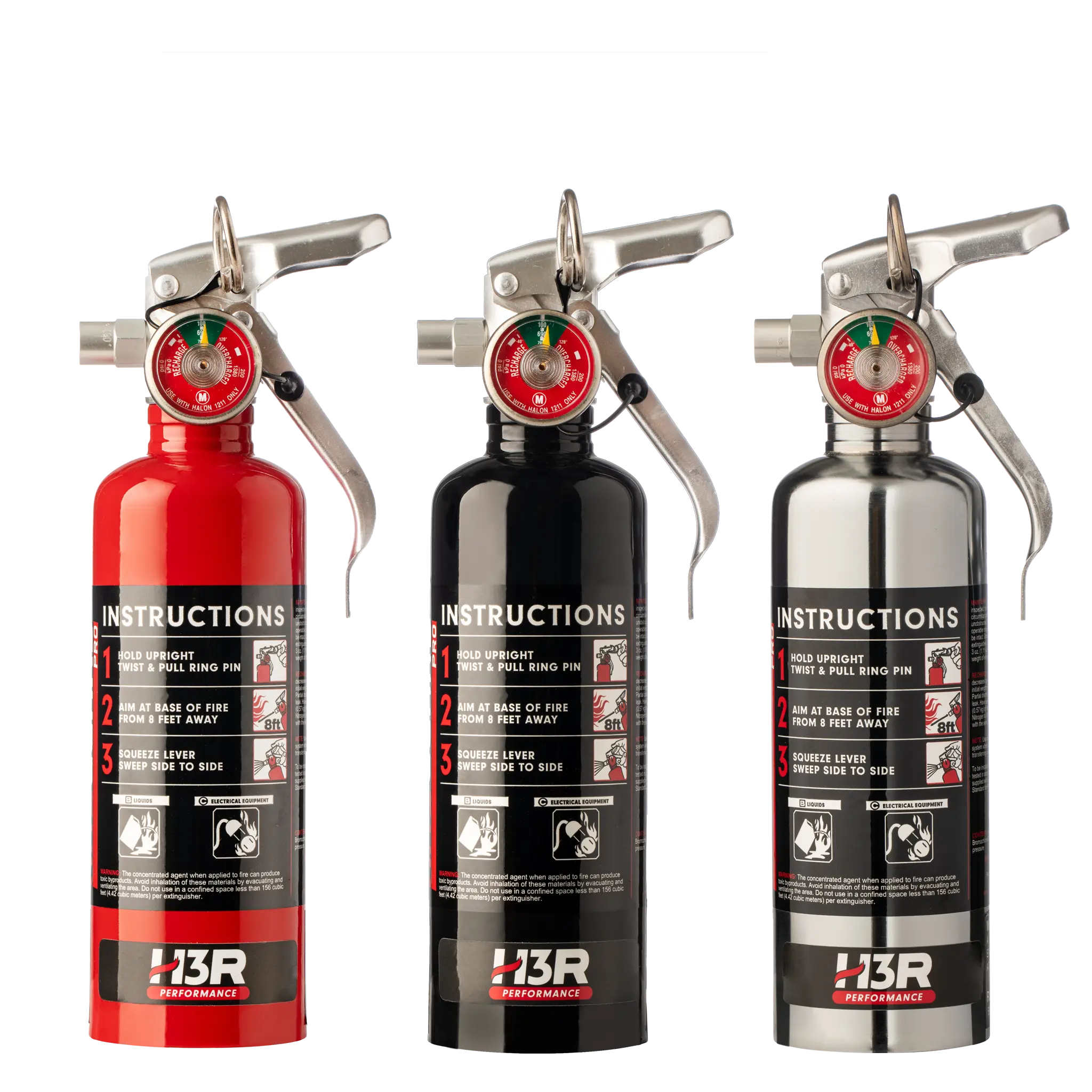 HalGuard PRO Halon Clean Agent Car Fire Extinguisher - 1.25 lb.