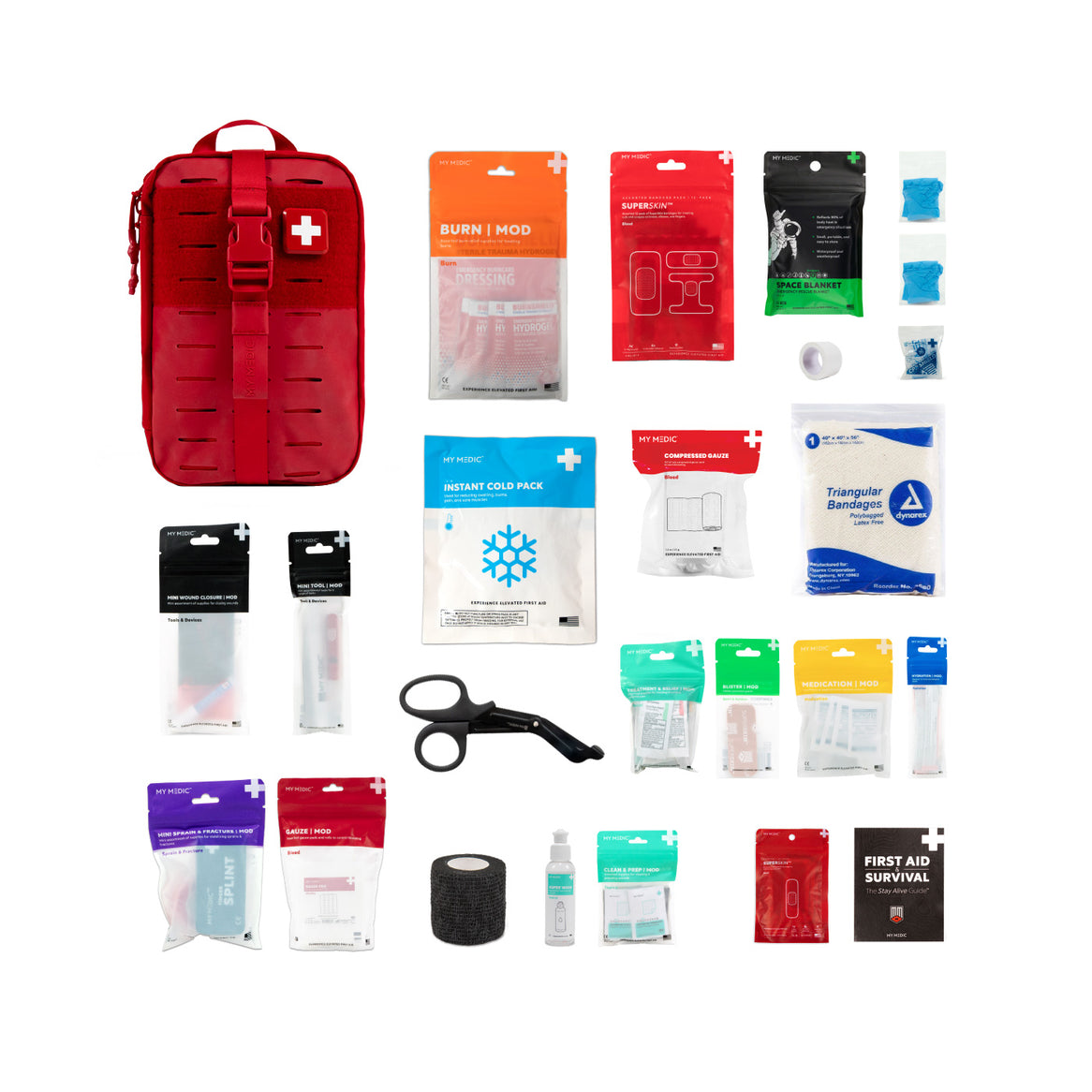 MyFAK Standard First Aid Kit by MyMedic (Red)